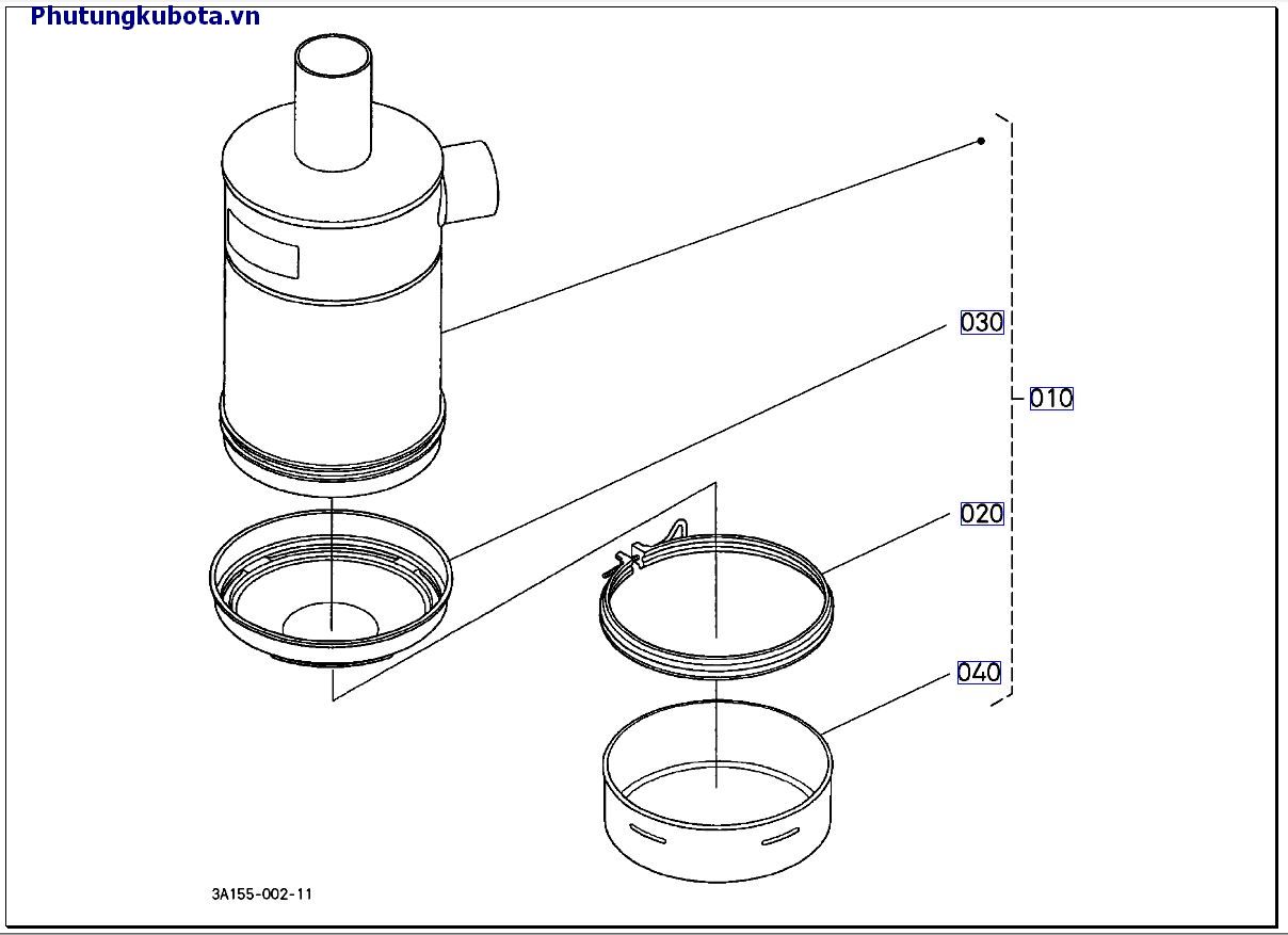 Lọc gió  các bộ phận cấu thành